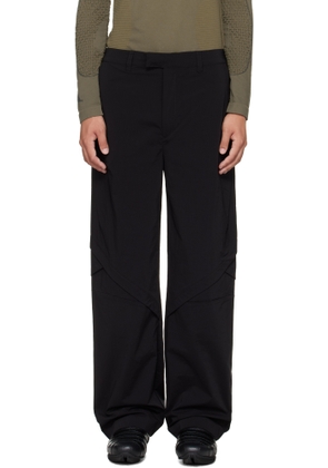 J EONGL I Black Softshell Slash Sweatpants