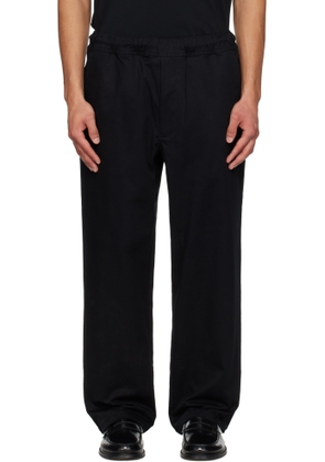 BAPE Black Logo Easy Chino Relaxed Fit Trousers