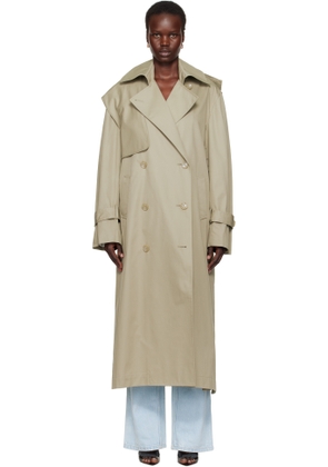 Christopher Esber Beige Loren Trench Coat