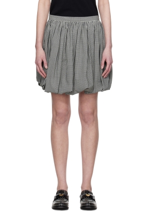 Marni Black & White Balloon Miniskirt
