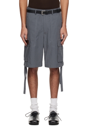 CARRER Gray Ripstop Cargo Shorts