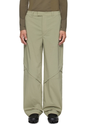 J EONGL I Green Softshell Slash Sweatpants