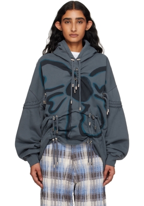 Collina Strada Gray Burst Hoodie