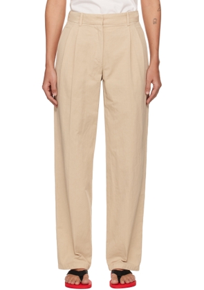The Row Beige Lilas Trousers