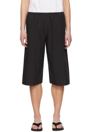 The Row Black Eliot Shorts