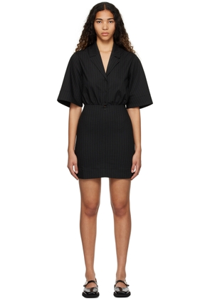 GANNI Black Stripe Minidress