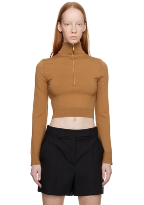 Max Mara Brown Balbo Turtleneck