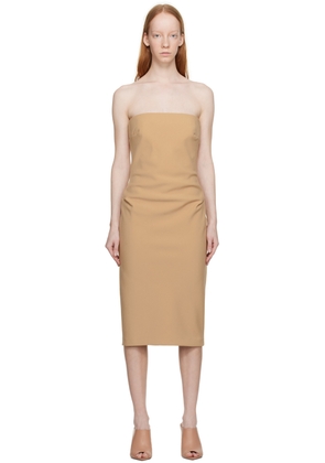 Max Mara Beige Bernard Midi Dress
