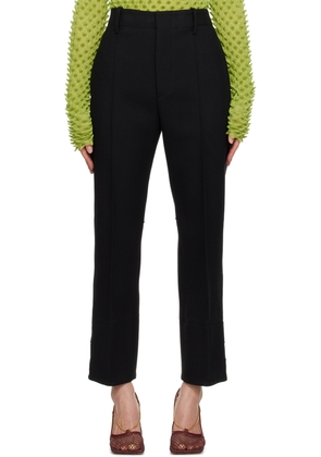 Bottega Veneta Black Slim Leg Trousers