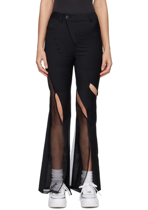 Feng Chen Wang Black Cutout Trousers
