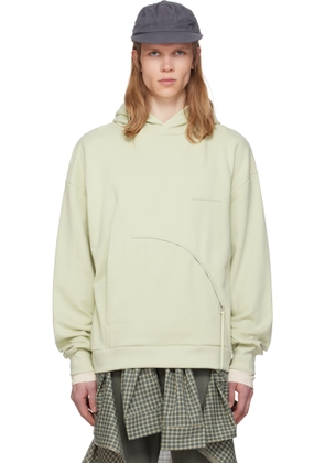 POST ARCHIVE FACTION (PAF) Yellow 8.0 Center Hoodie