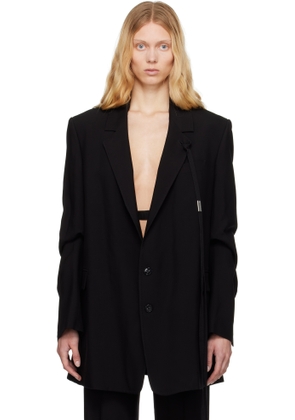 Ann Demeulemeester Black Agnes High Comfort Tailorerd Blazer