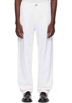 A.P.C. White Chuck Trousers