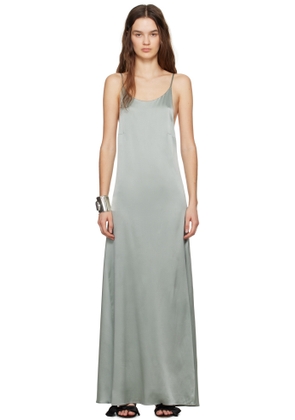 Ruohan Green Spaghetti Maxi Dress