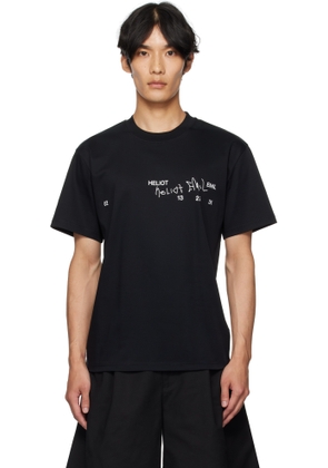HELIOT EMIL Black Fulgens T-shirt