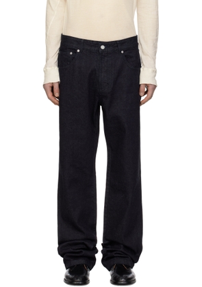 POST ARCHIVE FACTION (PAF) Navy 8.0 Right Jeans