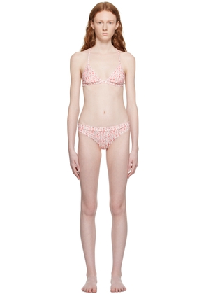 Moncler Pink Cord-Lock Bikini