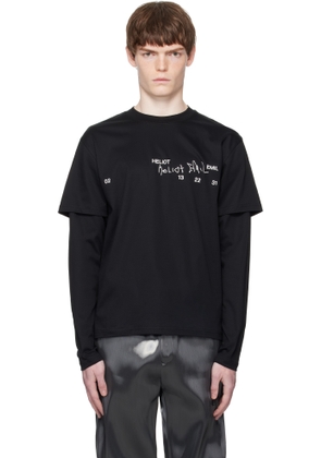 HELIOT EMIL Black Fulgens Longsleeve T-shirt