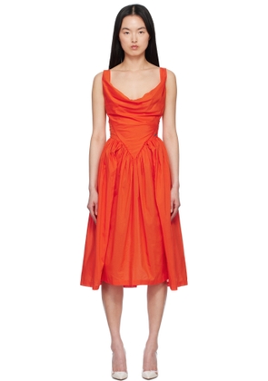 Vivienne Westwood Orange Sunday Midi Dress
