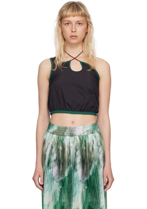 Reese Cooper Black Single-Shoulder Tank Top