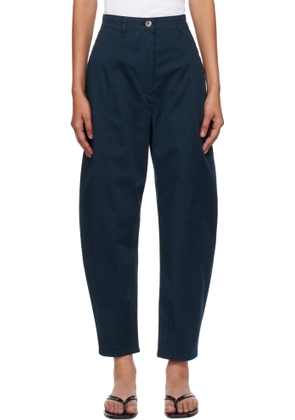 MM by Max Mara Navy Etere Trousers
