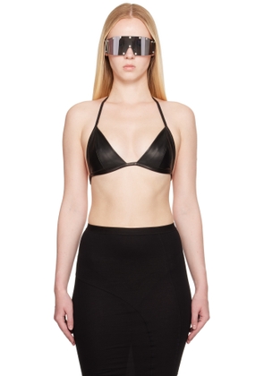 Rick Owens Black Hollywood Leather Bra