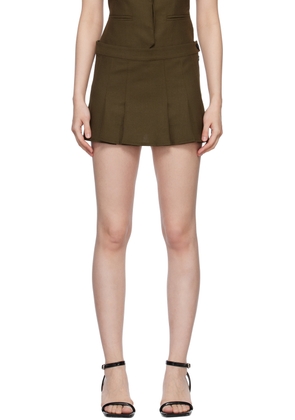 Aya Muse Khaki Paxil Miniskirt