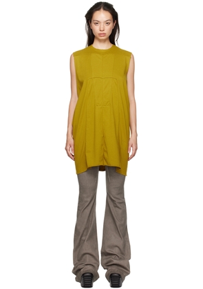 Rick Owens DRKSHDW Yellow Luxor SL Tank Top