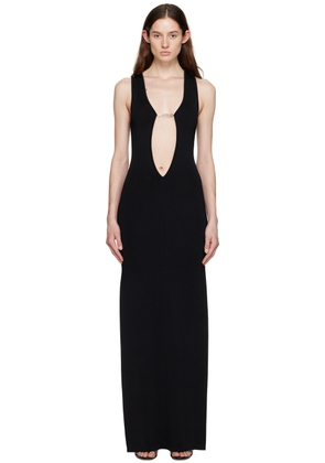 Aya Muse Black Bombu Maxi Dress