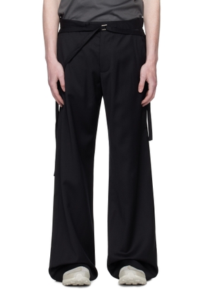 HELIOT EMIL Black Spectra Tailored Trousers