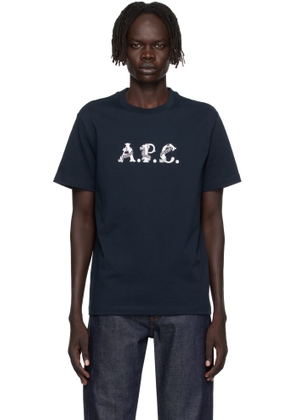 A.P.C. Navy Hugo T-shirt
