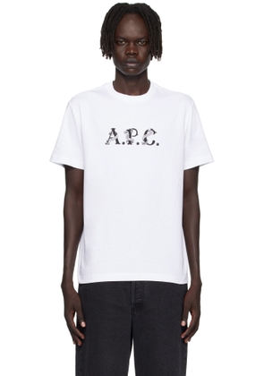 A.P.C. White Hugo T-shirt