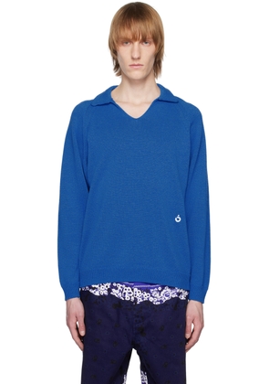 NOMA t.d. Blue Skipper Neck Sweater