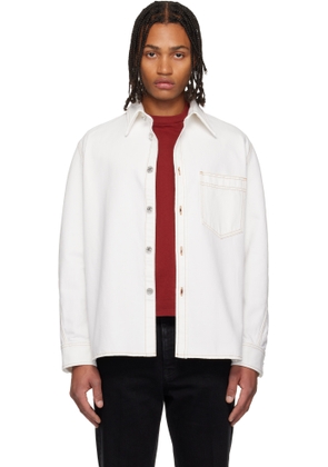 Givenchy White Couture Seam Overshirt