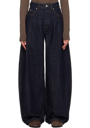 JACQUEMUS Indigo 'The Ovalo de-Nîmes' Jeans