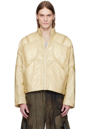 A. A. Spectrum Yellow Transfo Convertible Down Jacket