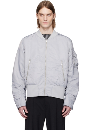 A. A. Spectrum Gray Coressen Padded Reversible Jacket