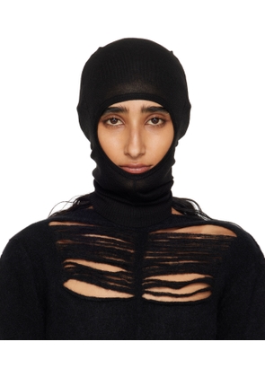 Rick Owens Black Concordians Skull Balaclava
