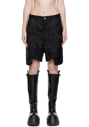 Rick Owens Black Concordians Stefan Cargo Shorts