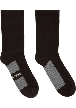 Rick Owens Gray Concordians Glitter Socks