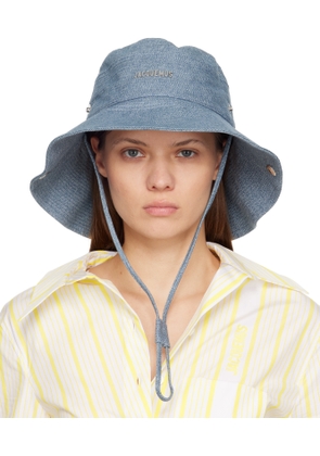 JACQUEMUS Blue 'The de-Nîmes' Denim Bucket Hat