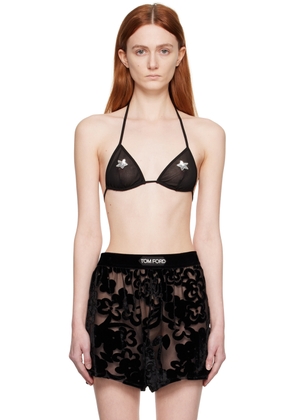 TOM FORD Black Sequinned Bra