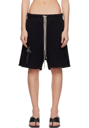 Rick Owens Black Champion Edition French Terry Shorts