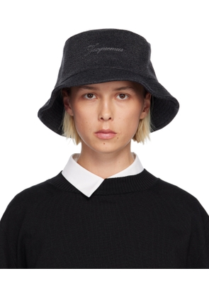 JACQUEMUS Gray 'The Cachemiro' Bucket Hat