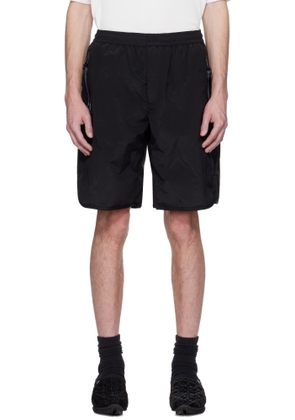 A. A. Spectrum Black Cyberen Down Shorts