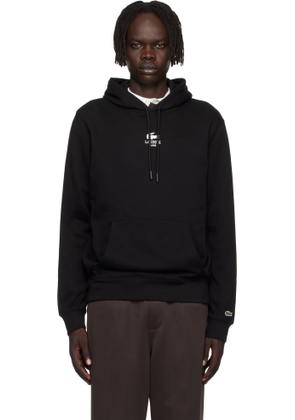 Lacoste Black Print Hoodie