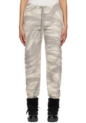 Moncler Genius 4 Moncler HYKE Gray Printed Lounge Pants