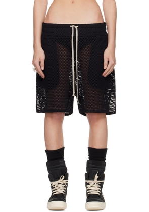 Rick Owens Black Champion Edition Mesh Shorts
