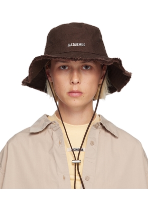 JACQUEMUS Brown 'The Artichaut' Bucket Hat