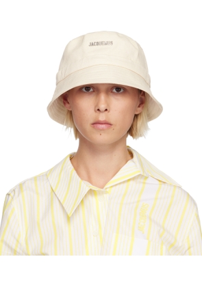 JACQUEMUS Off-White Les Classiques 'The Gadjo' Bucket Hat